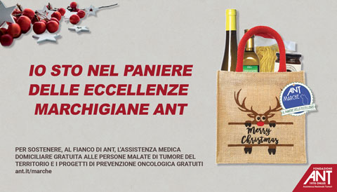 Zafferano Montefeltro contro tumori Natale ANT 2020 banner